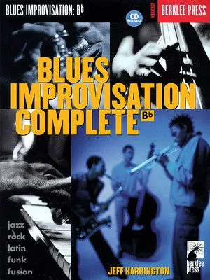 BLUES IMPROVISATION COMPLETE B FLAT INSTRUMENTS BK/OLA