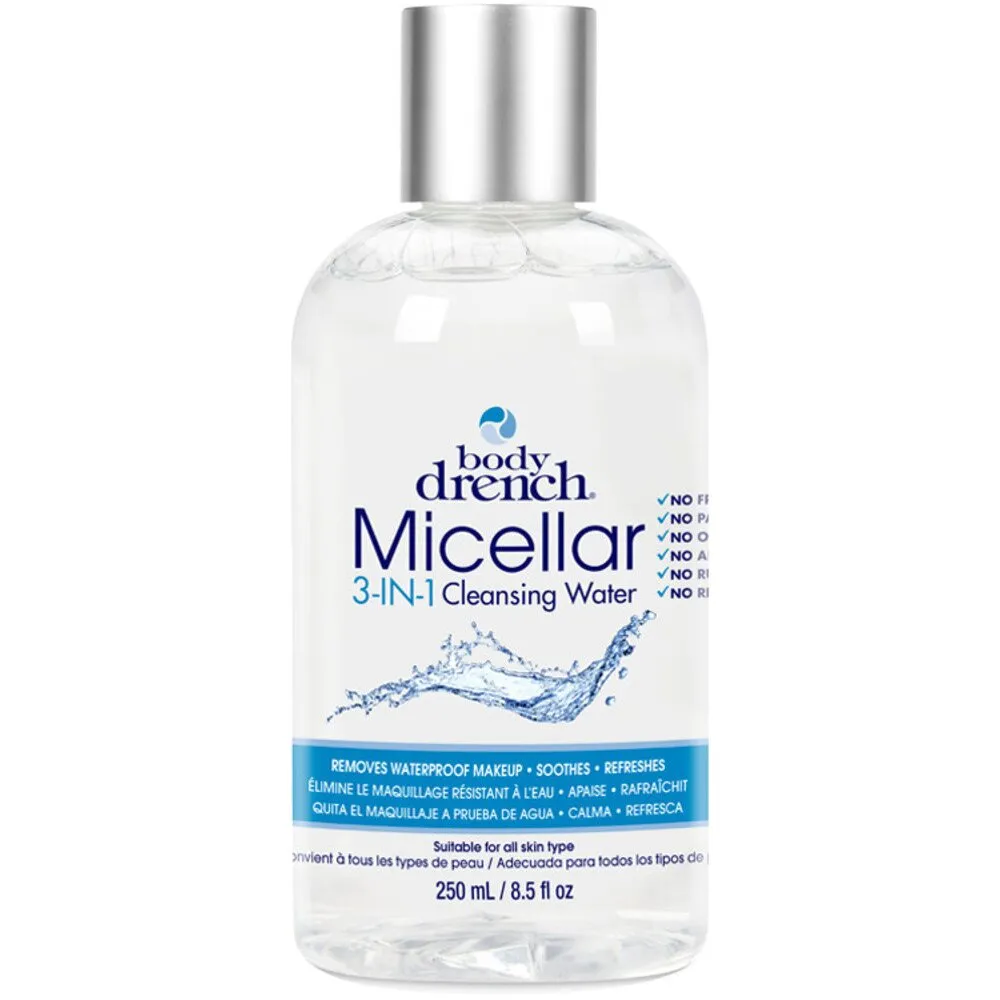 Body Drench - Micellar 3-in-1 Cleansing Water / 8.5 oz. - 250 mL.