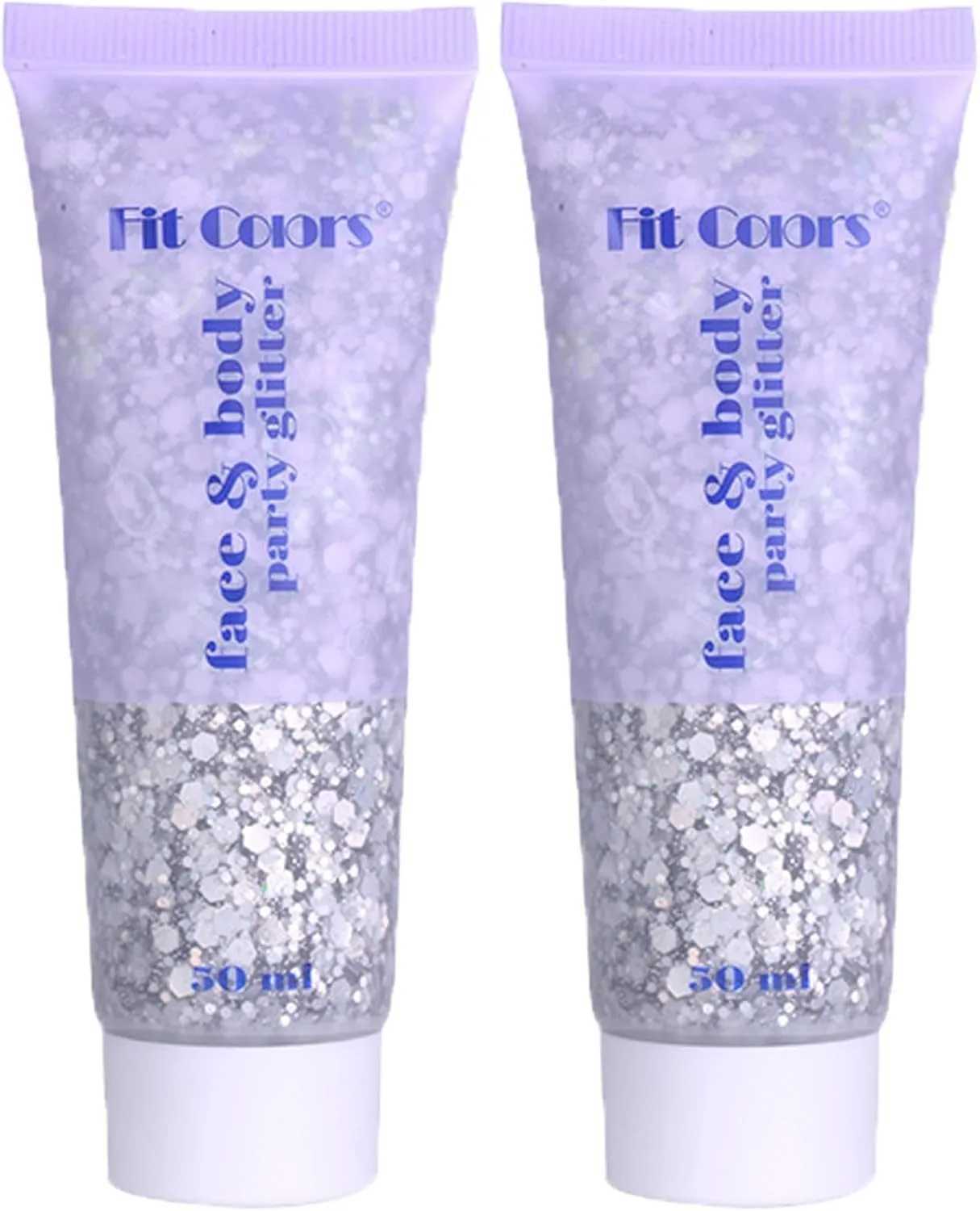 Body Face Chunky Glitter Gel: Pink White Silver Face Sparkles Glitter Gel Makeup for Singer Concerts Disco Festival Rave Accessories 150Ml Chunky Sequins Mermaid Face Body Hair Glitter Gel