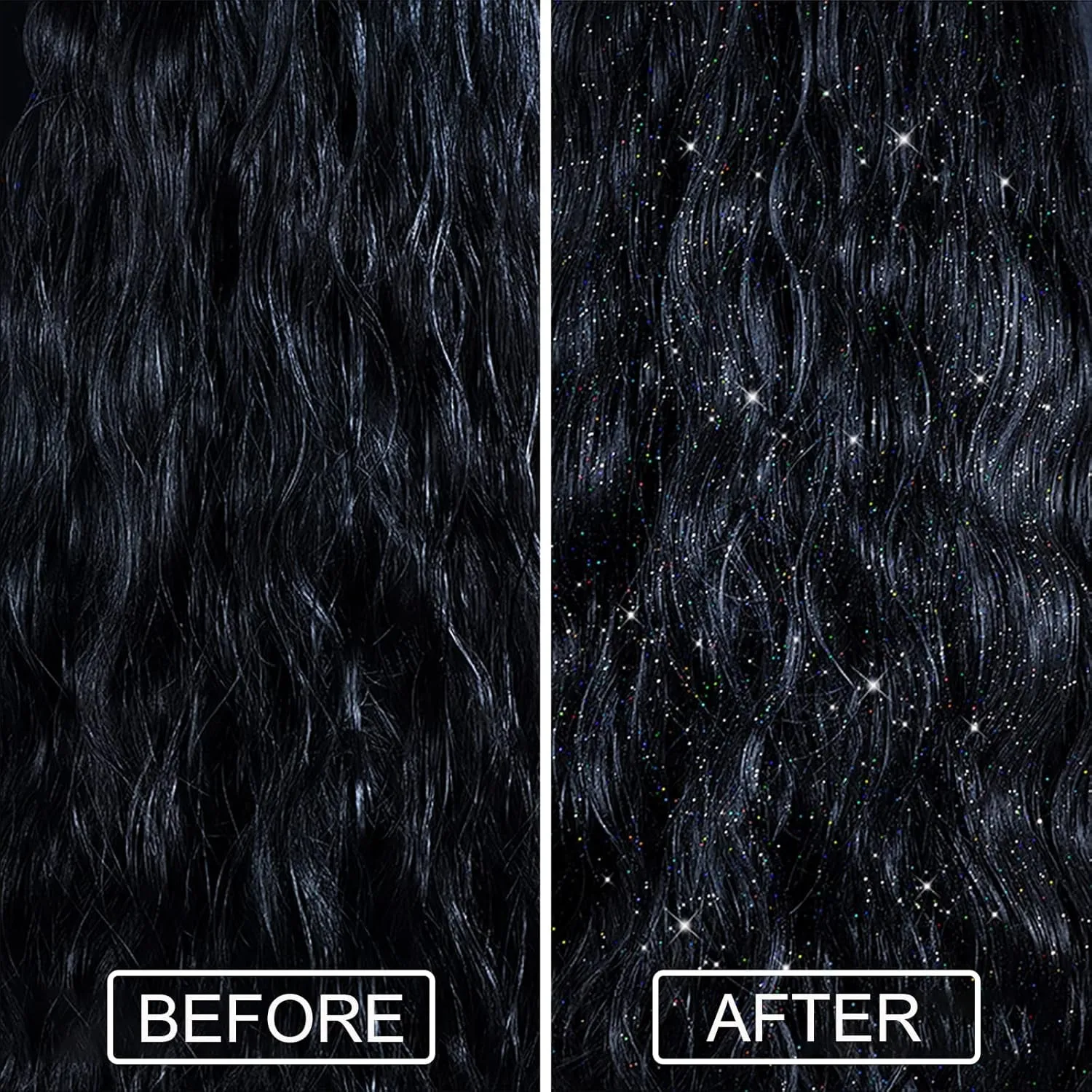 Body Glitter Spray, Temporary Body Shimmer Spray for Face, Hair, Clothing, Long Lasting Quick-Drying Shiny Hairspray for Music Festival Rave, Nightclub Party, Prom, 2Oz