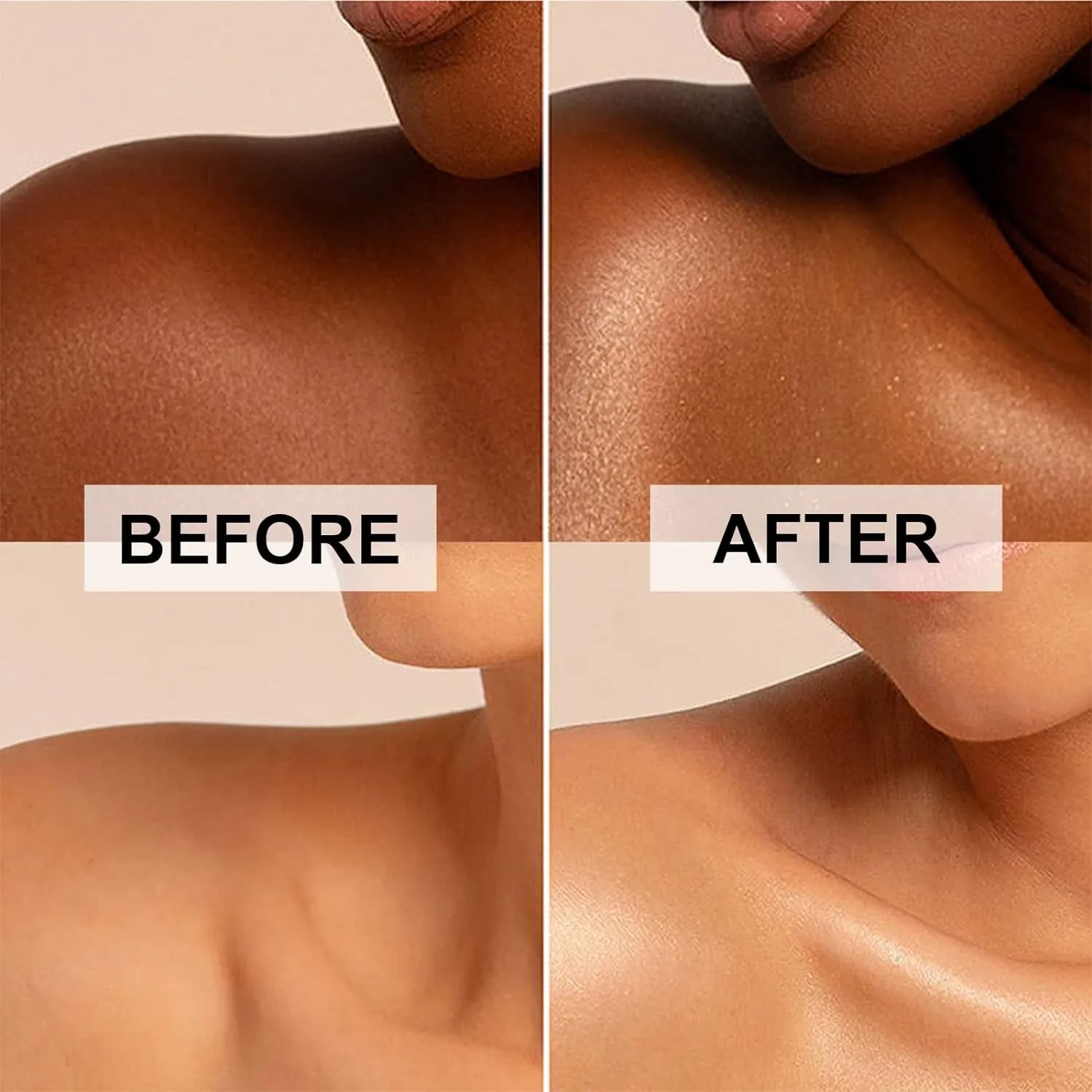 Body Shimmer Oil, Waterproof Long Lasting Moisturizing Body Luminizer Glow for Face , Liquid Illuminator Highlighter 1Oz/Jars, Makeup Brush Include (Glistening Bronze #03)