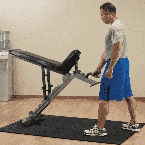 Body Solid SFID325 Pro Clubline Flat Incline Decline Bench