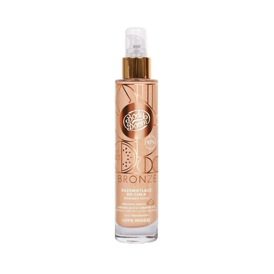 BodyBoom Bronze - Body Highlighter SHIMMER GOLD 100ml