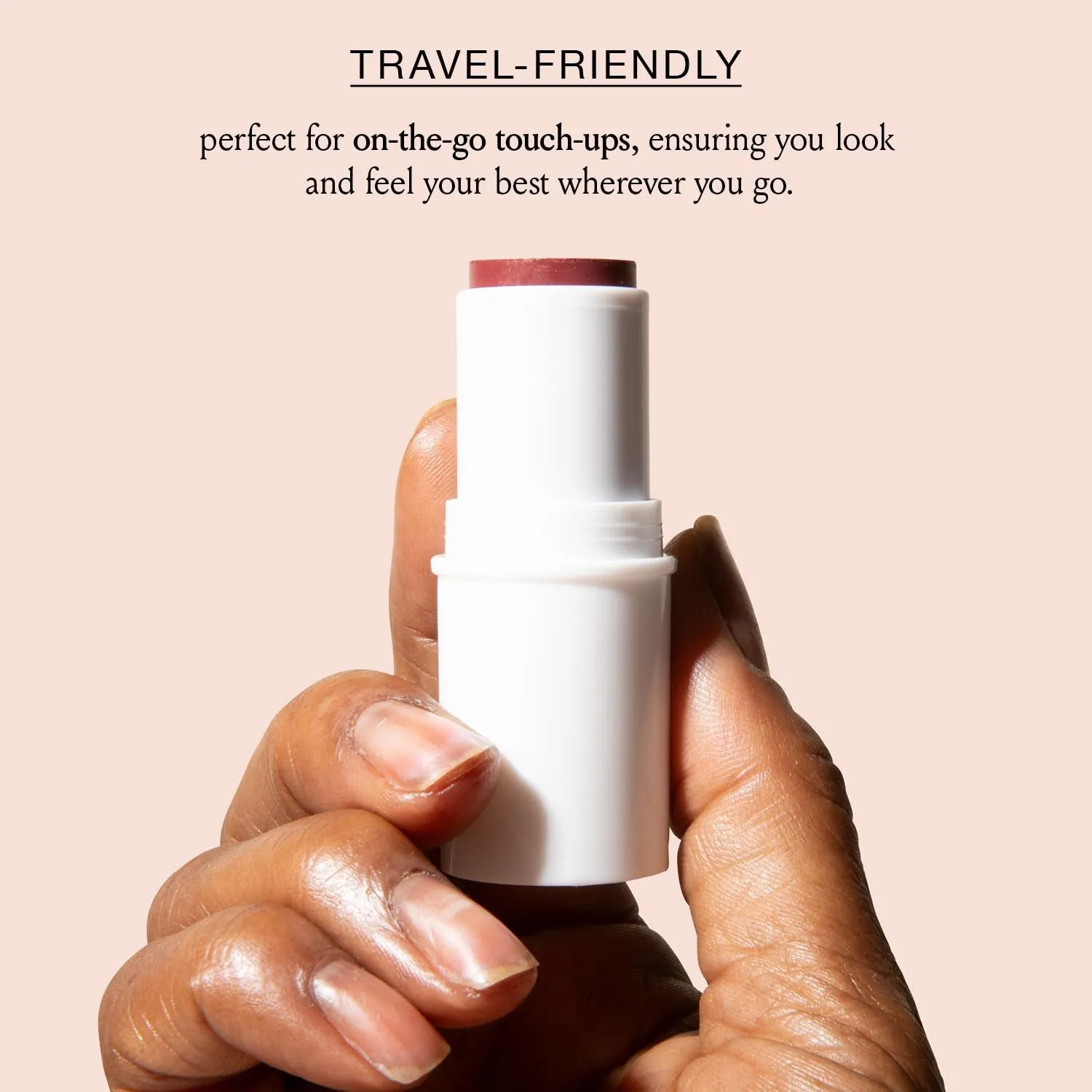 BOOM Beauty Boom Stick Berry: 3-In-1 Cream Blush Stick for Eyes, Lips & Cheek, Long-Wearing Blendable & Building Color Vegan Lipstick Pen for All Skin