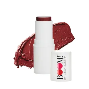 BOOM Beauty Boom Stick Berry: 3-In-1 Cream Blush Stick for Eyes, Lips & Cheek, Long-Wearing Blendable & Building Color Vegan Lipstick Pen for All Skin