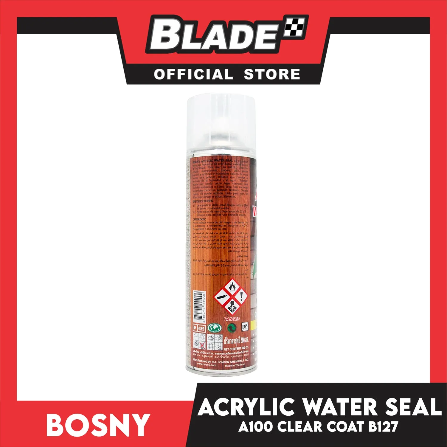 Bosny Acrylic Water Seal A100 B127