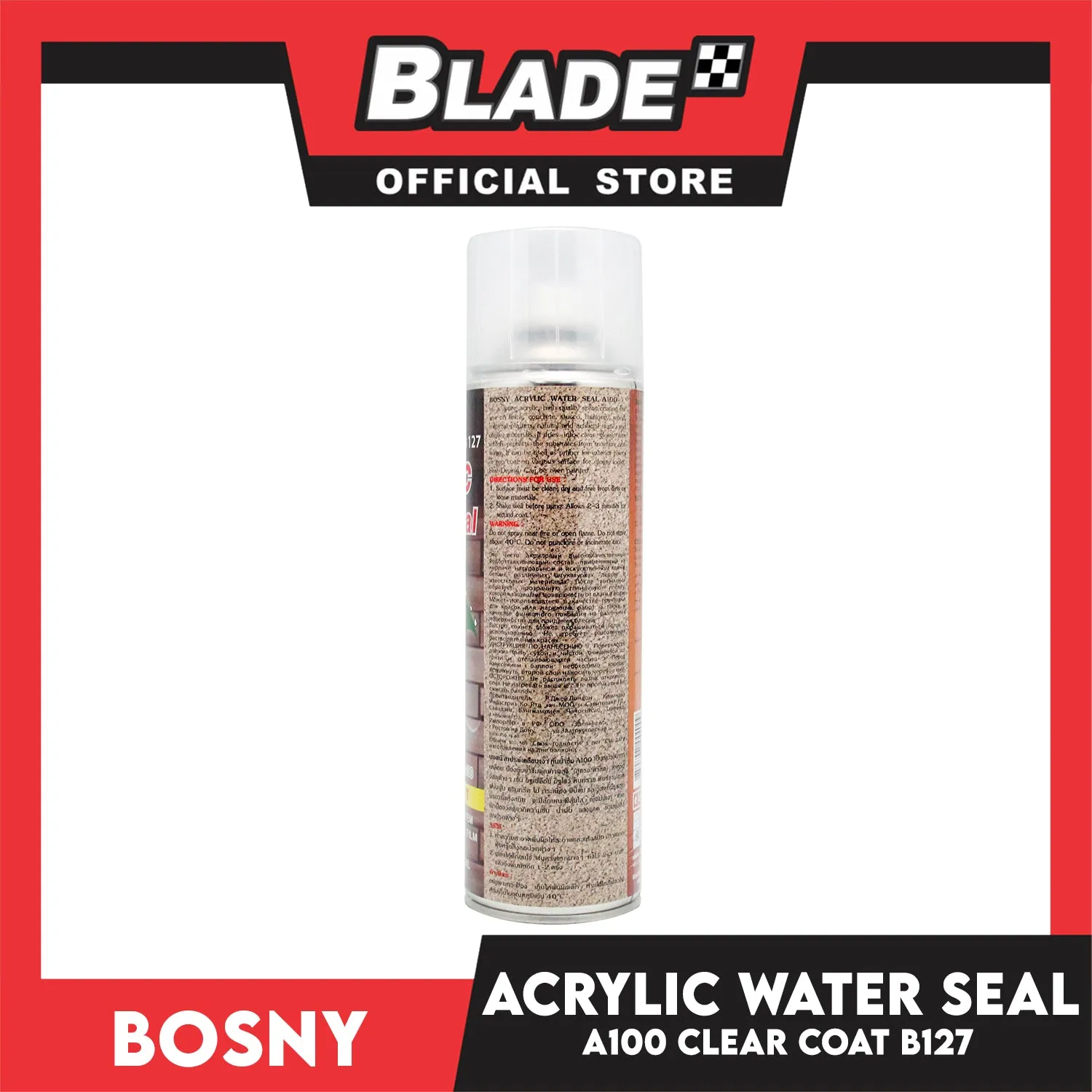 Bosny Acrylic Water Seal A100 B127