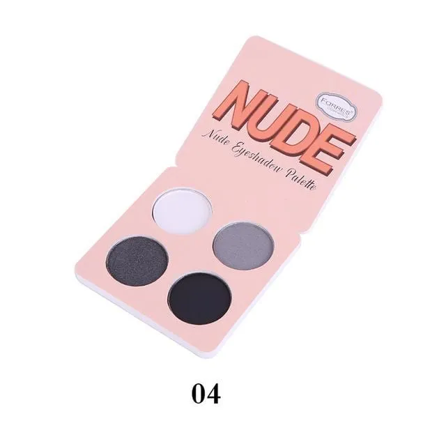 Brand Makeup Matte Eye Shadow Palette 4 Colors Nude Minerals Powder Pigments Glitter Eyeshadow Make Up Palette Korea Cosmetics