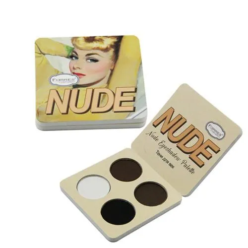 Brand Makeup Matte Eye Shadow Palette 4 Colors Nude Minerals Powder Pigments Glitter Eyeshadow Make Up Palette Korea Cosmetics