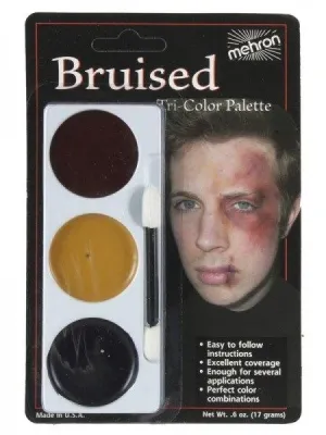 Bruised Mehron Tri-Colour Palette