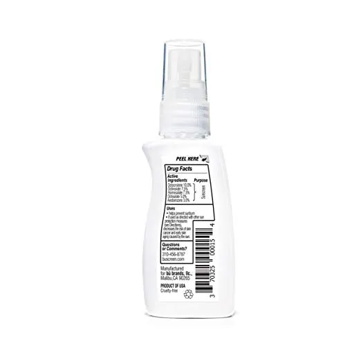 Bu SPF 50 Fragrance-Free Sunscreen Spray
