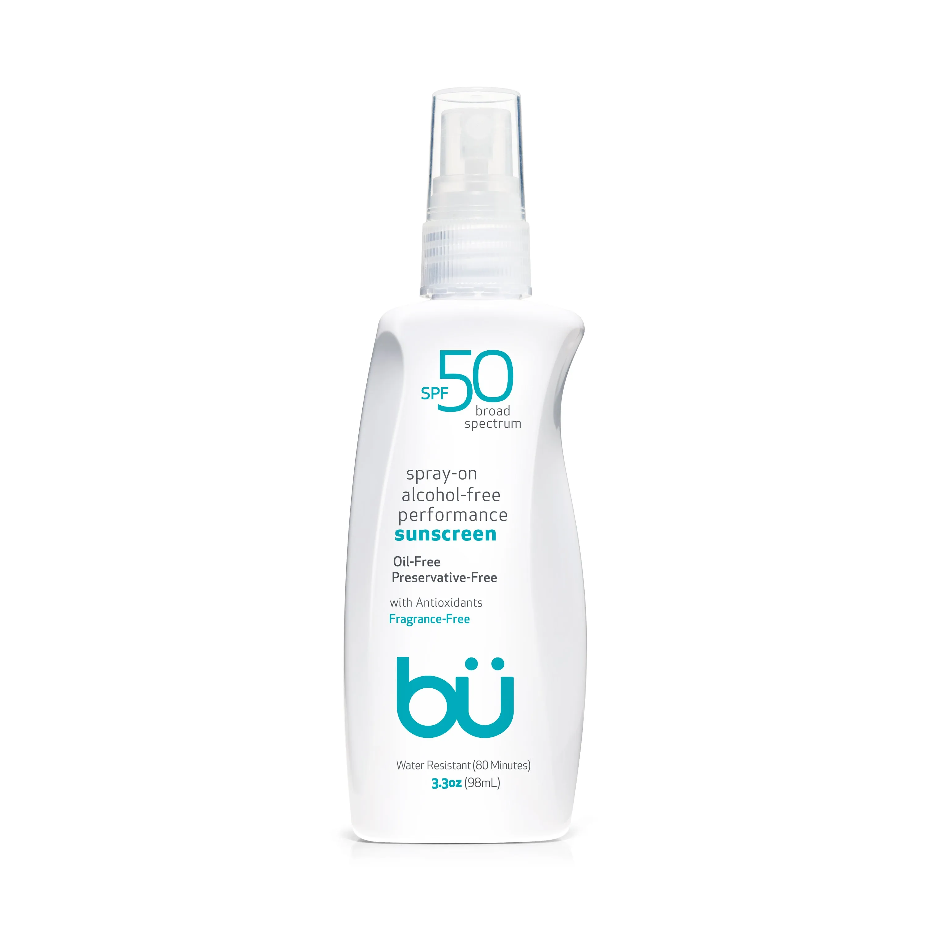 Bu SPF 50 Fragrance-Free Sunscreen Spray