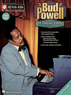 BUD POWELL JAZZ PLAY ALONG V101 BK/CD