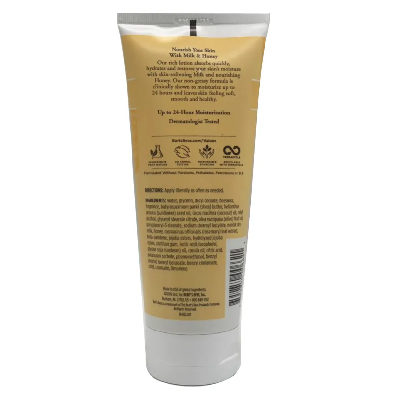 Burt's Bees Milk & Honey Body Lotion 6 oz