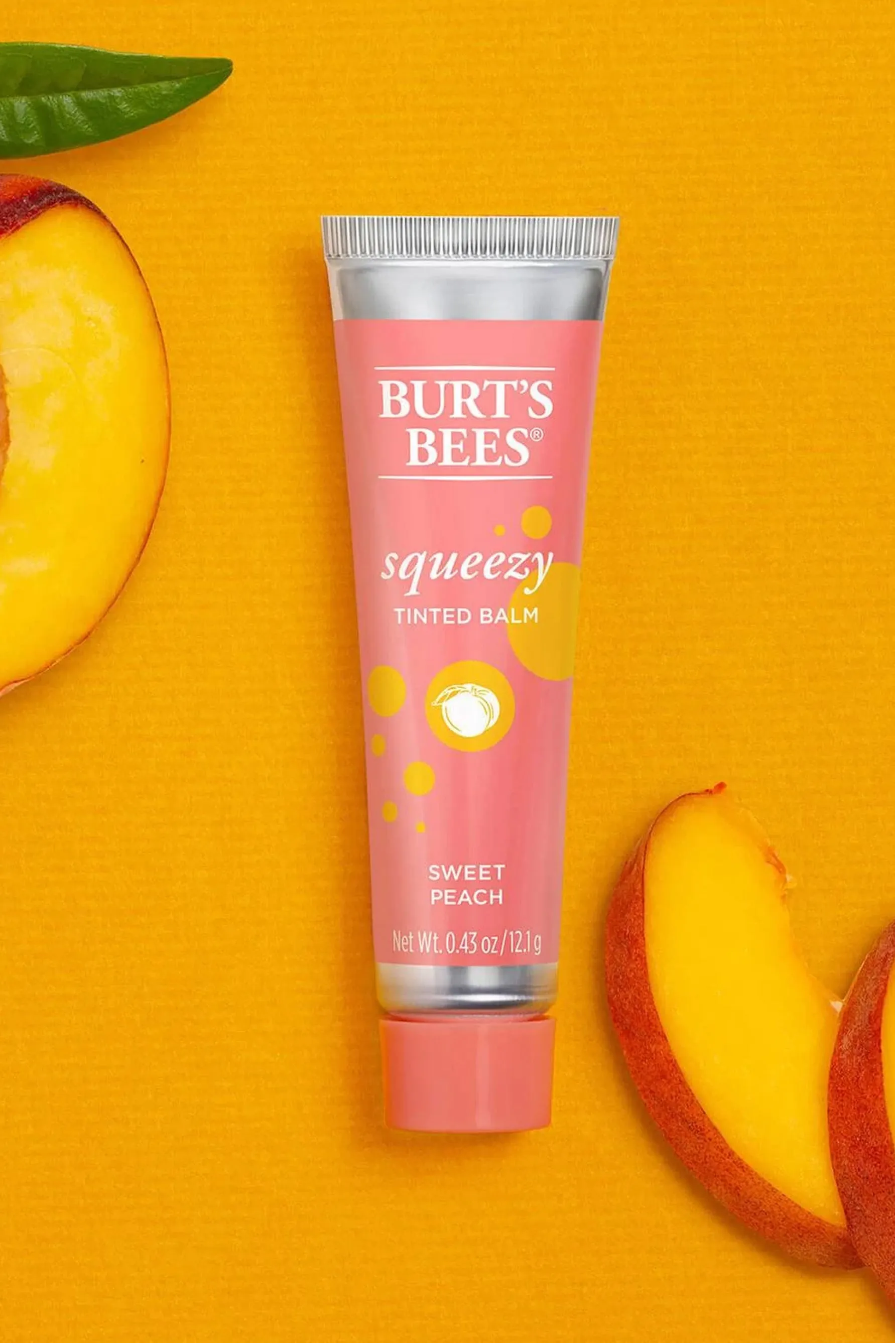 BURTS Bees Squeezy Lip Balm Sweet Peach