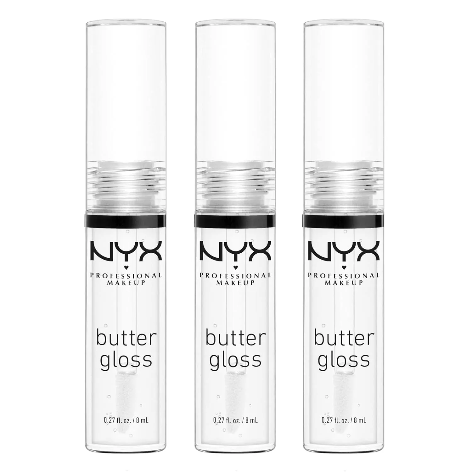 Butter Gloss, Non-Sticky Lip Gloss - Sugar Glass (Clear)