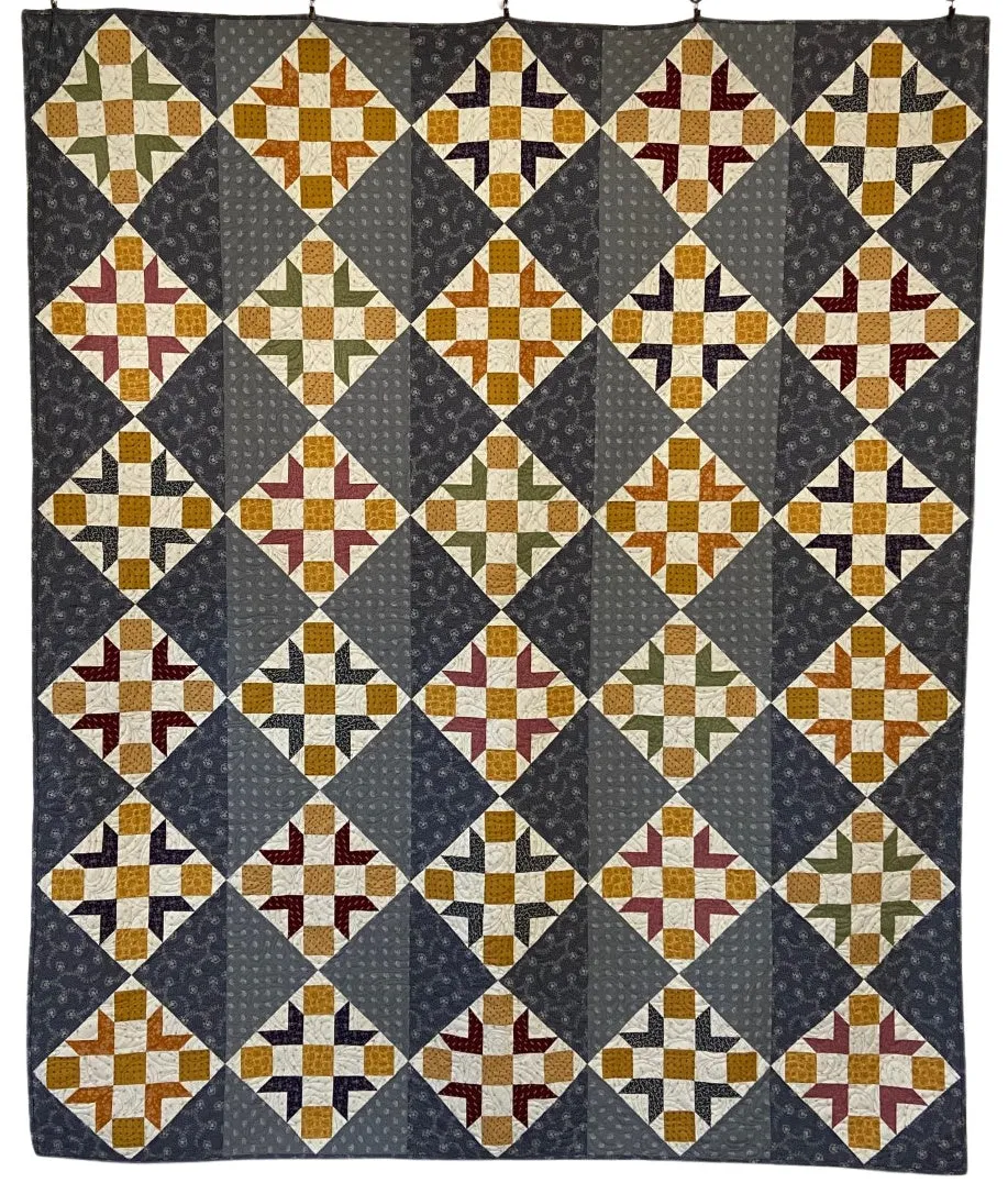 Butterfly Garden Lap Quilt Pattern - PDF