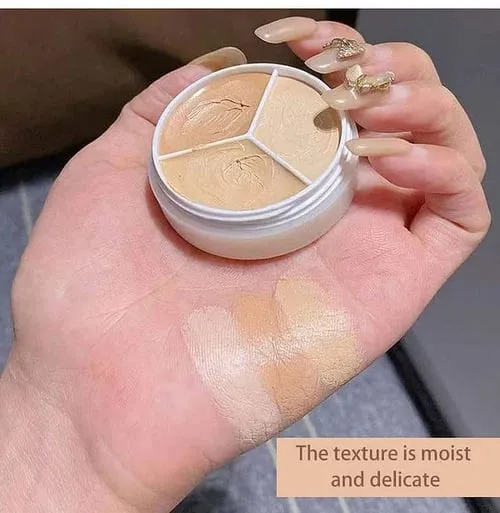 Buy 1 Get 1 FreeTri-Color Concealer-Moisturizing & Long-Lasting