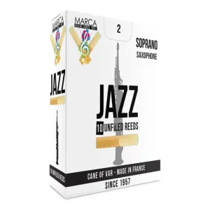 Caña P/saxofón Soprano Fuerza 2 Nota Bb Marca Reeds Jzu320