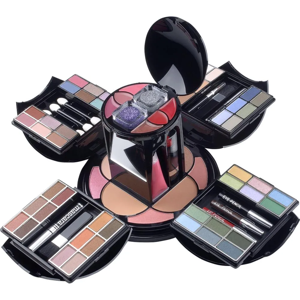 Cameo - Globe Beauty Kit - Complete Makeup Kit in a Trendy Globe Shaped Case That Opens Up to Reveal Makeup