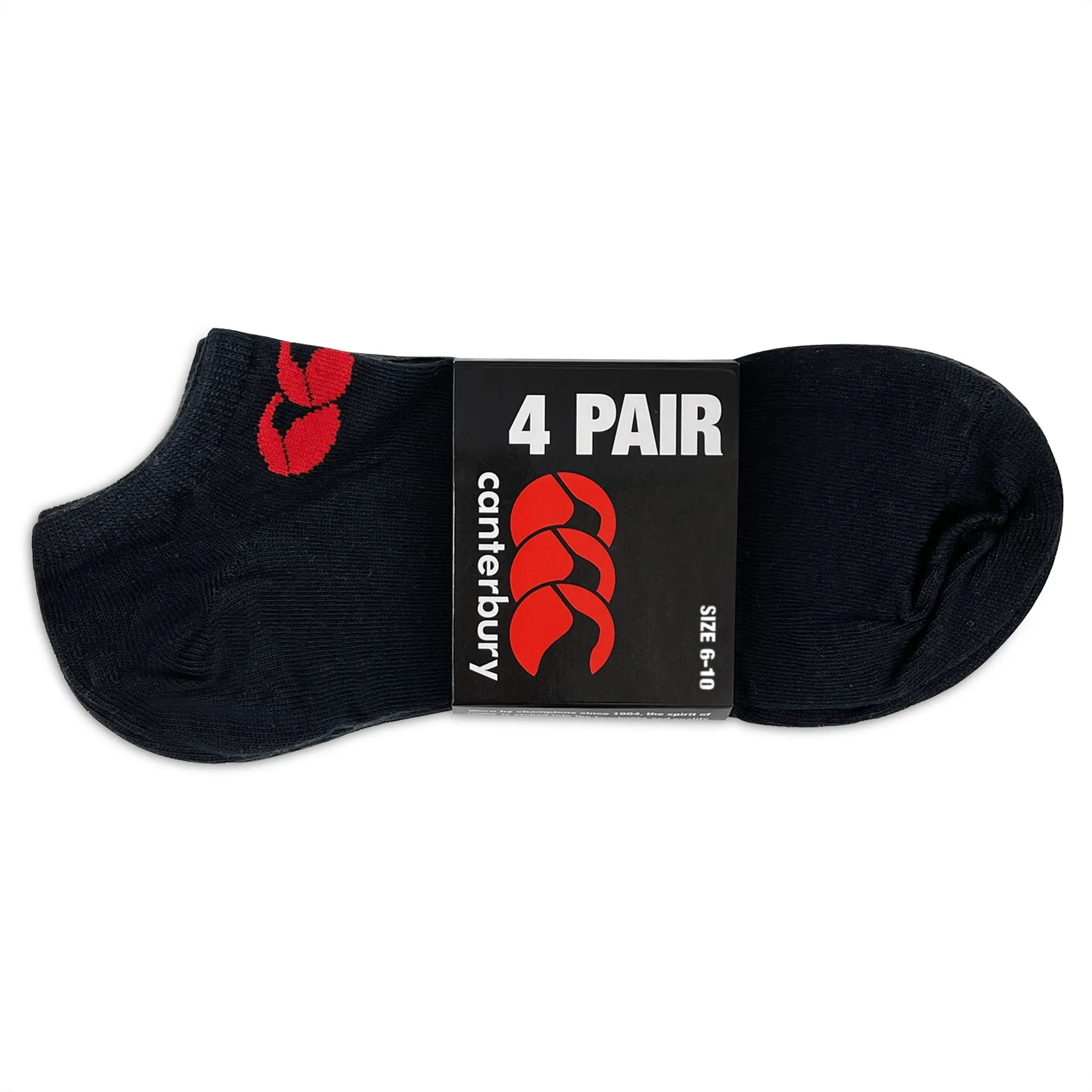 Canterbury Cotton No-Show Socks