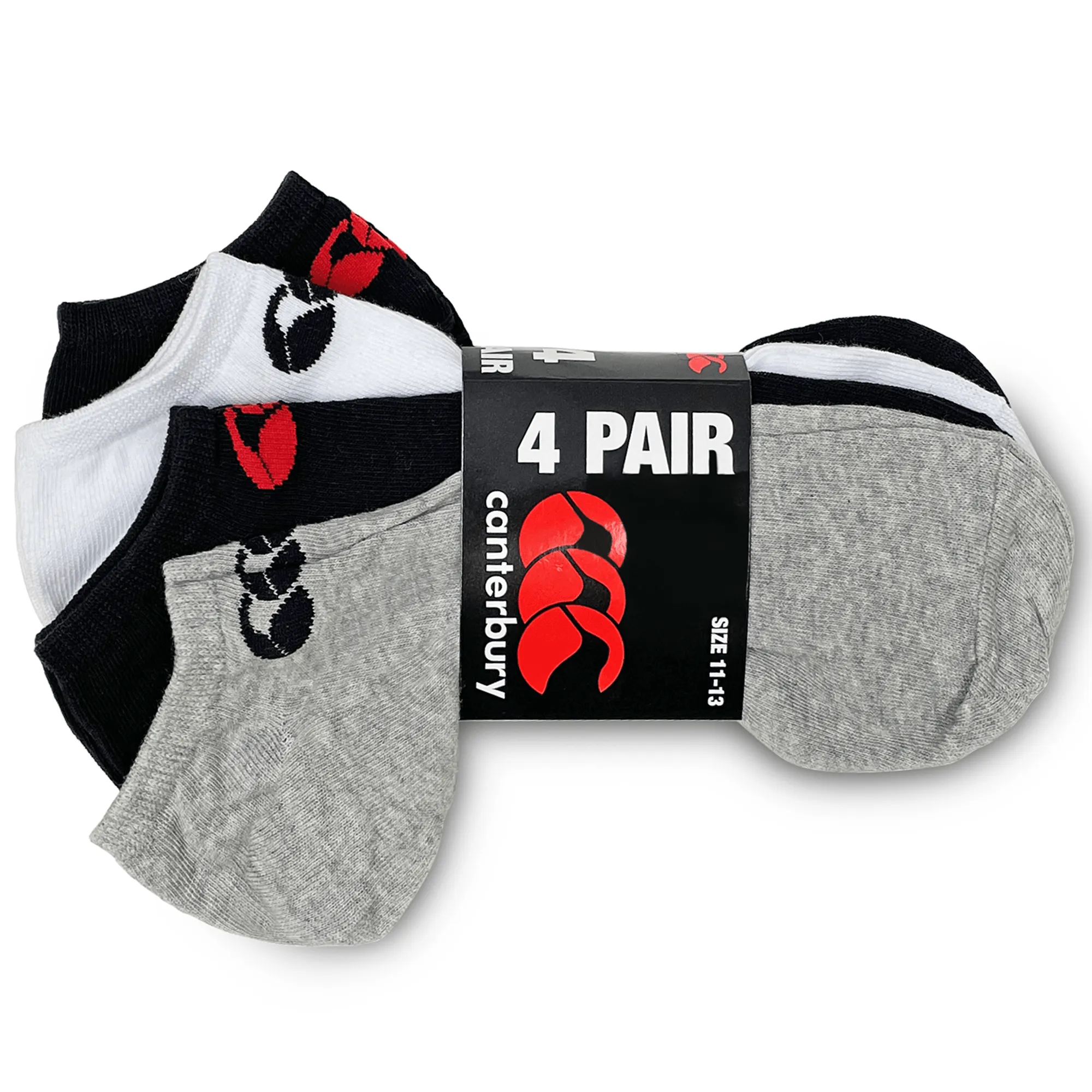 Canterbury Cotton No-Show Socks
