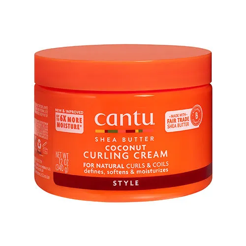 Cantu Shea Butter Coconut Curling Cream For Natural Curls, Coils & Waves