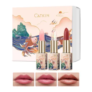 CATKIN Lip Care Gift Set 3pcs Lip Balms Set