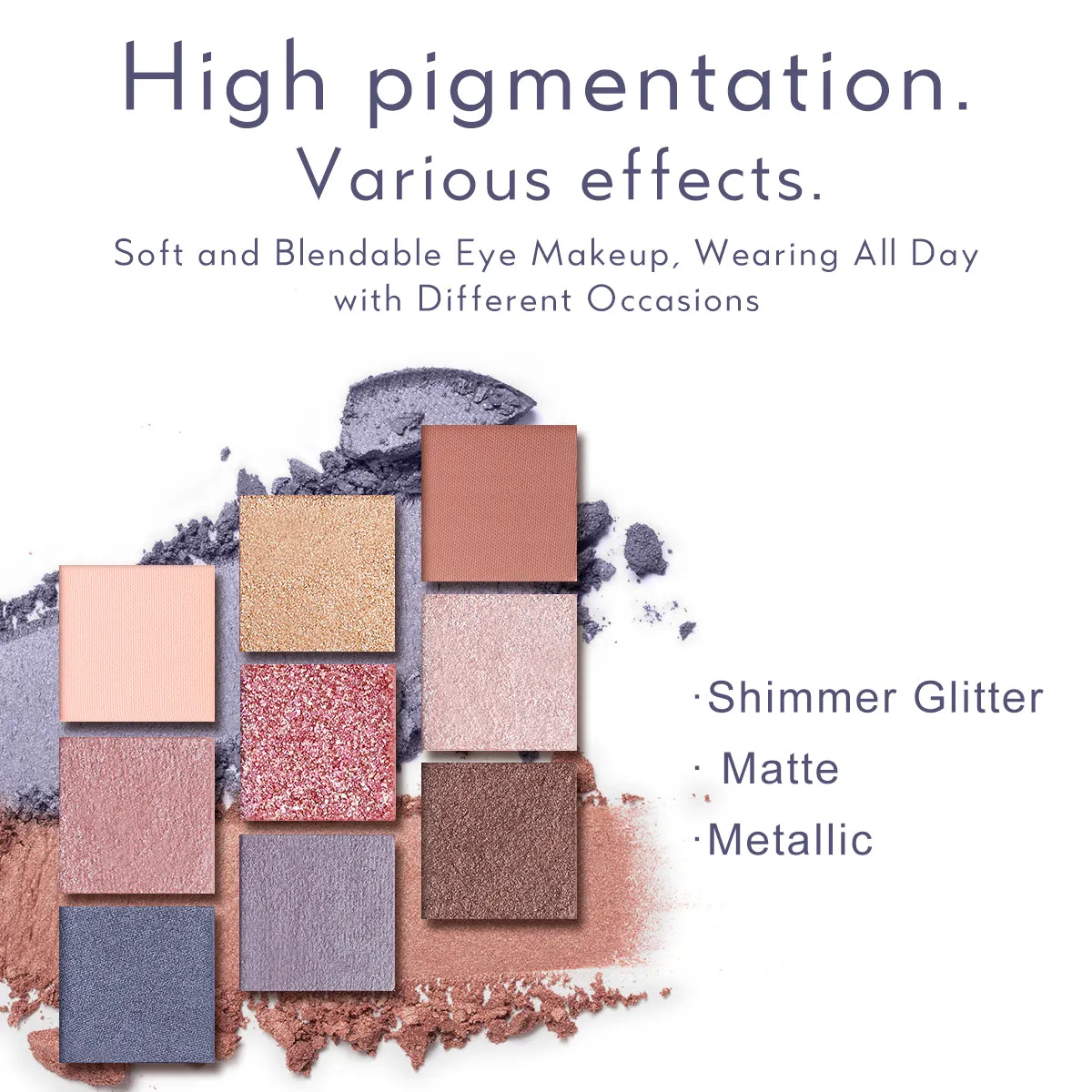 CATKIN Seasonal Matte Shimmer Eyeshadow Palette C08
