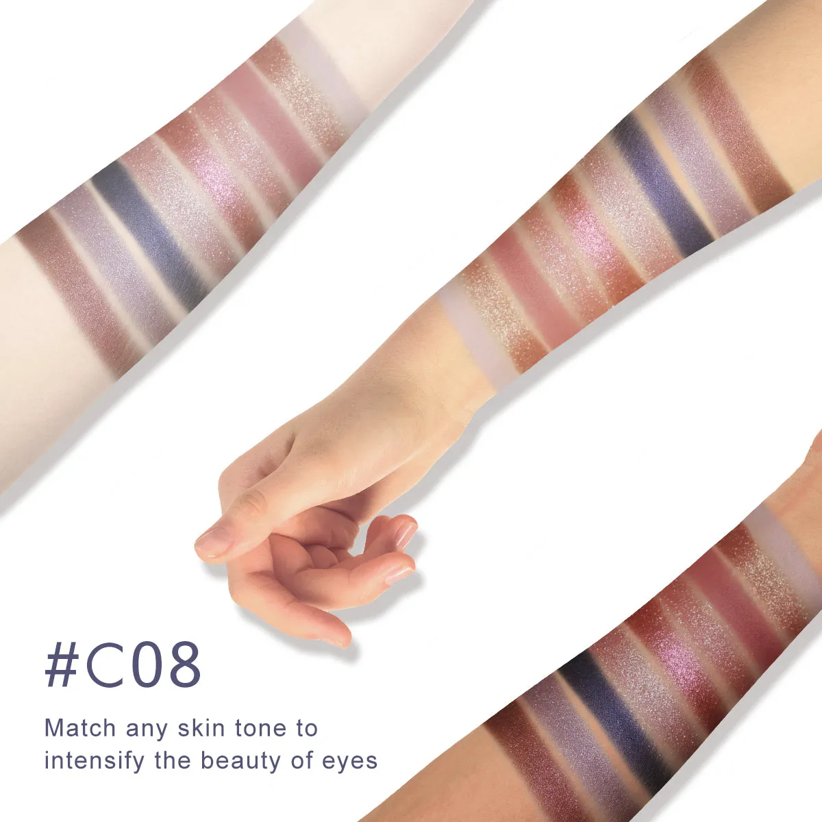 CATKIN Seasonal Matte Shimmer Eyeshadow Palette C08