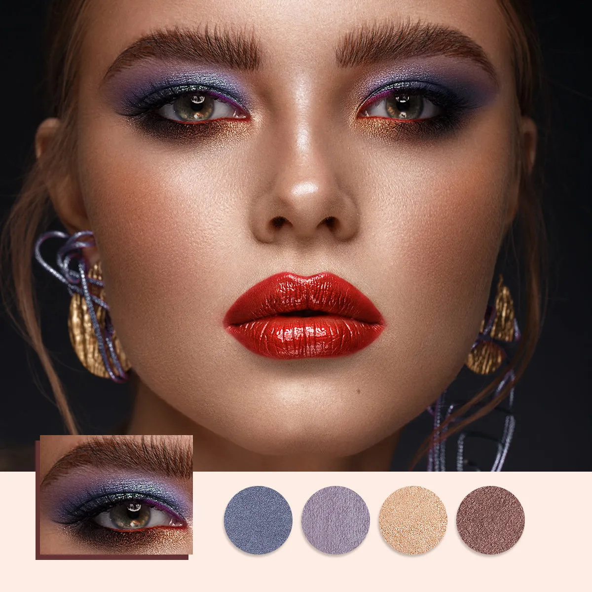 CATKIN Seasonal Matte Shimmer Eyeshadow Palette C08