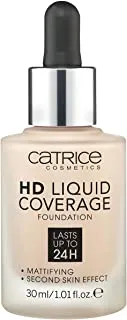 Catrice | HD Liquid Coverage Foundation | High & Natural Coverage | Vegan & Cruelty Free (010 | Light Beige)