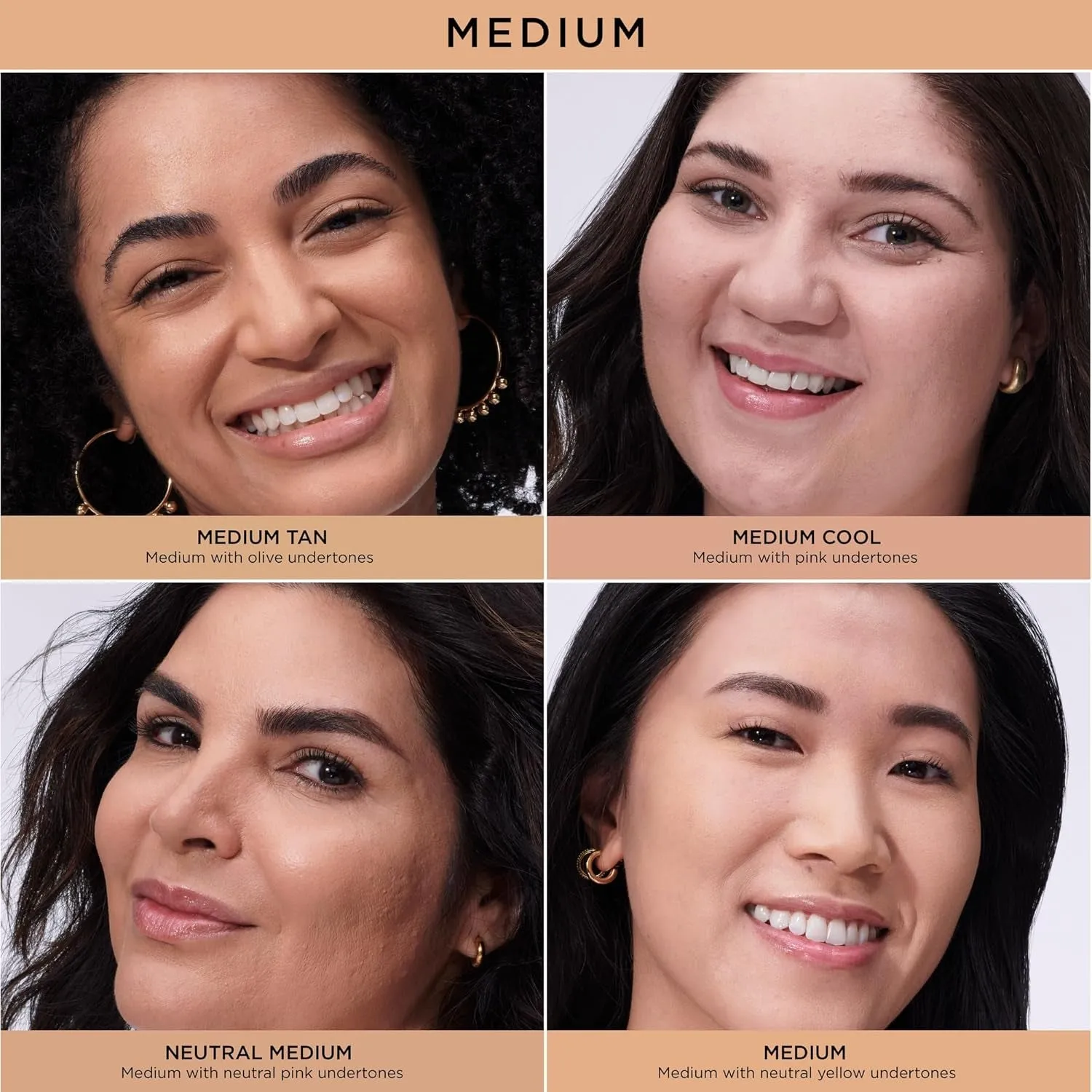 CC  Cream Natural Matte Foundation with SPF 40 - Shine-Reducing & Long-Wear Full Coverage Foundation for Oily Skin - with Hyaluronic Acid - Fragrance Free & Non-Comedogenic - 1.08 Fl Oz