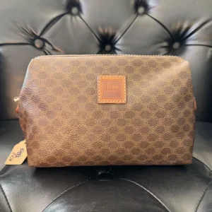 Celine Vintage Macadam Makeup Pouch