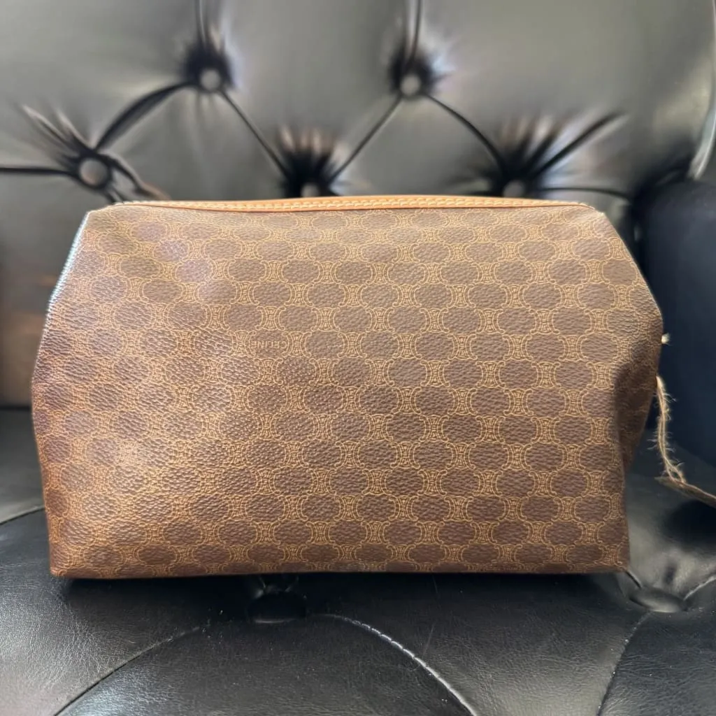 Celine Vintage Macadam Makeup Pouch