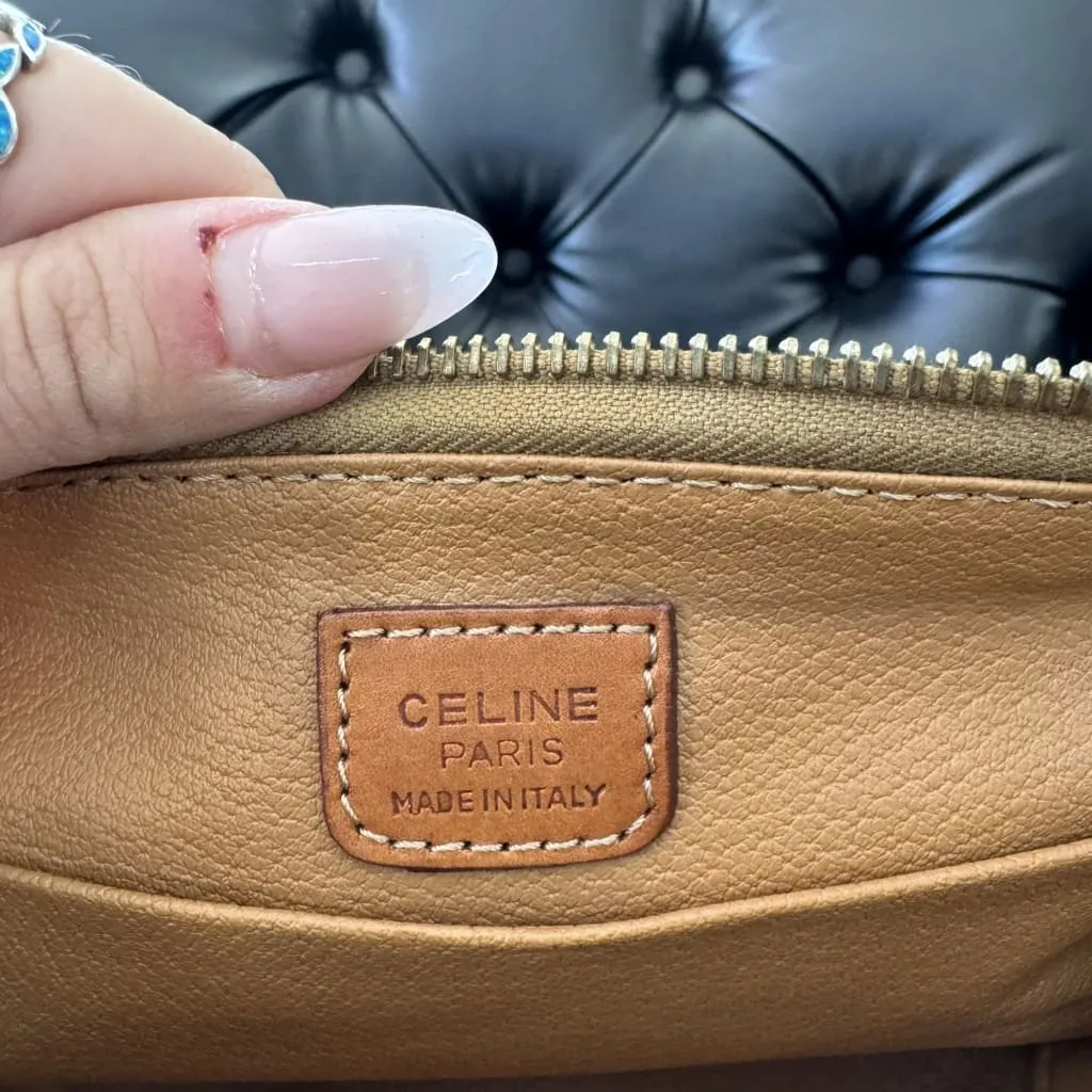 Celine Vintage Macadam Makeup Pouch