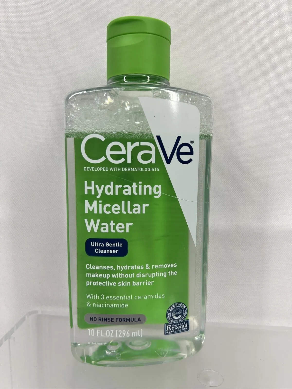 Cerave Hydrating Micellar Water Ultra Gentle Cleanser  Purify No Rinse  10oz