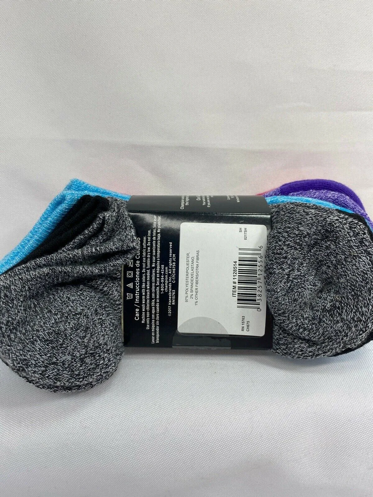 Champion Elite 8-Pairs Women's No Show Socks w/Vapor Technology Size 5-10 Low