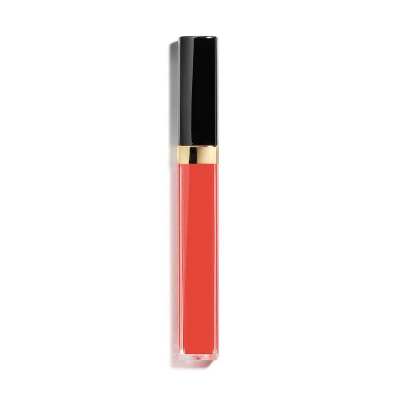 Chanel Rouge Coco Gloss 802 Living Orange for Women Moisturizing Glossimer 5.5 G