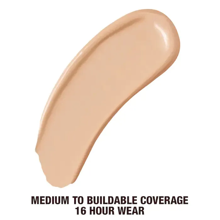Charlotte Tilbury Beautiful Skin Medium Coverage Liquid Foundation with Hyaluronic Acid - 4 Warm