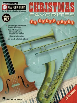 CHRISTMAS FAVORITES JAZZ PLAYALONG V187 BK/CD