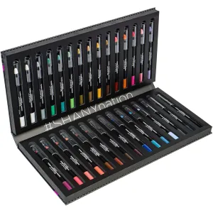 Chunky Eyeshadow Pencils Lip Liner, Eyeliner, Eye Pencils - Multi-Use Chunky Pencils for Eye Shadow, Lip Makeup, Lipstick with Vitamin E and Aloe Vera - Premium Packaging - Set of 30 Colors