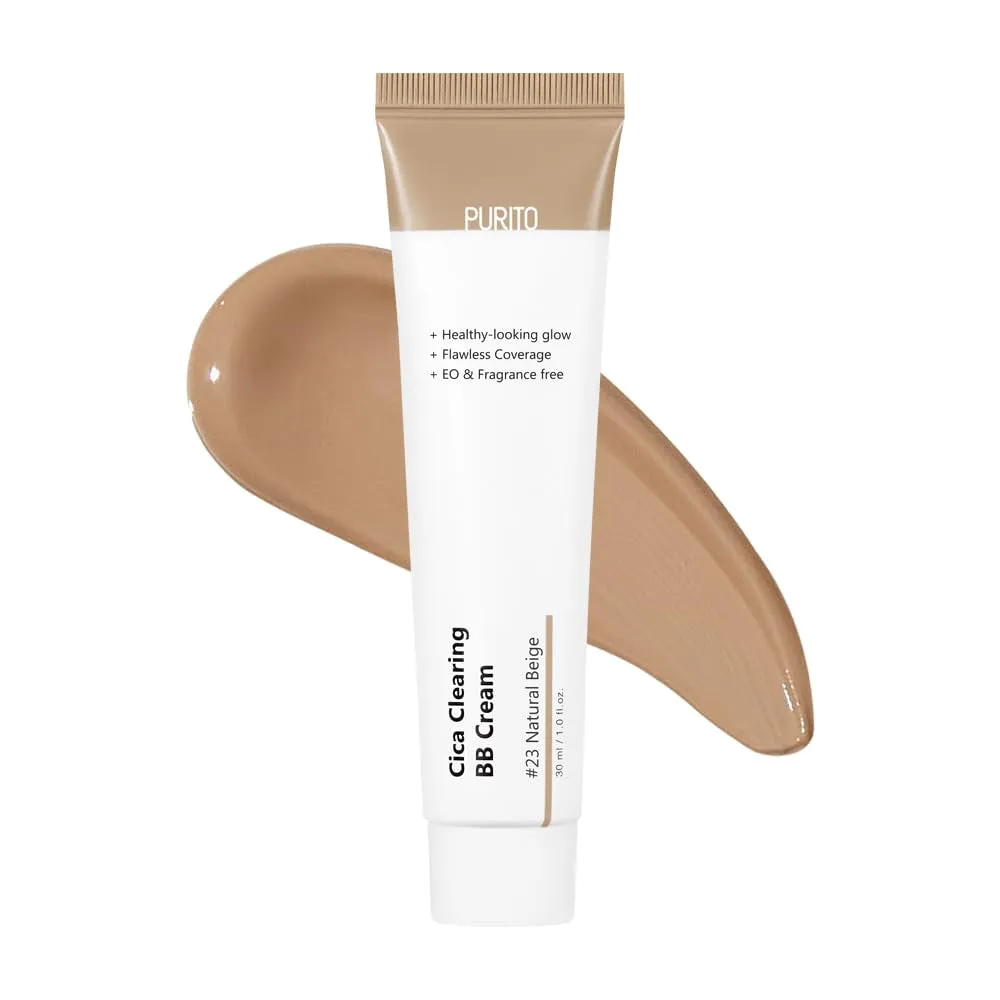 Cica Clearing BB Cream #21 Light Beige 1 Fl.Oz / 30Ml, Vegan Bb Cream, Tinted