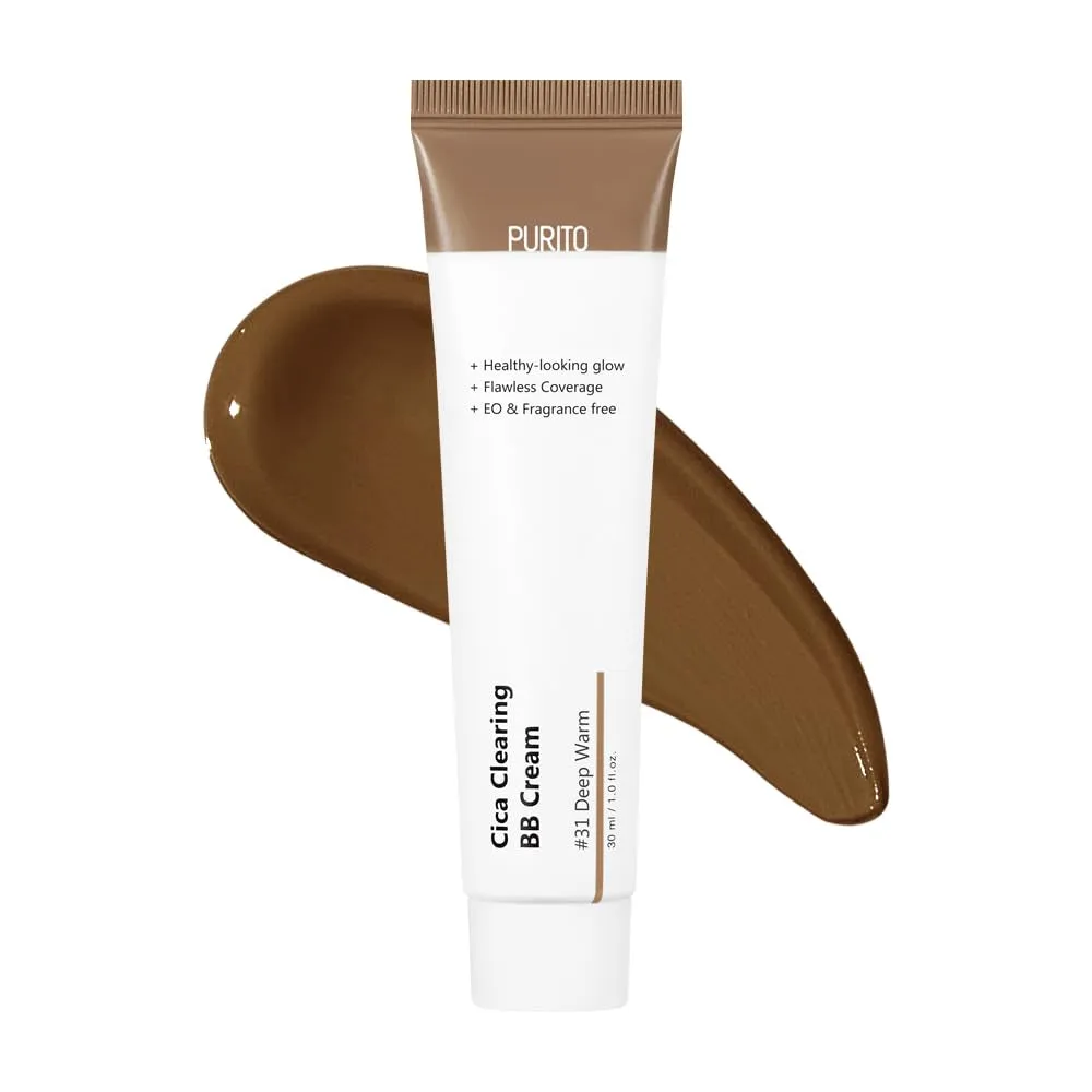 Cica Clearing BB Cream #21 Light Beige 1 Fl.Oz / 30Ml, Vegan Bb Cream, Tinted