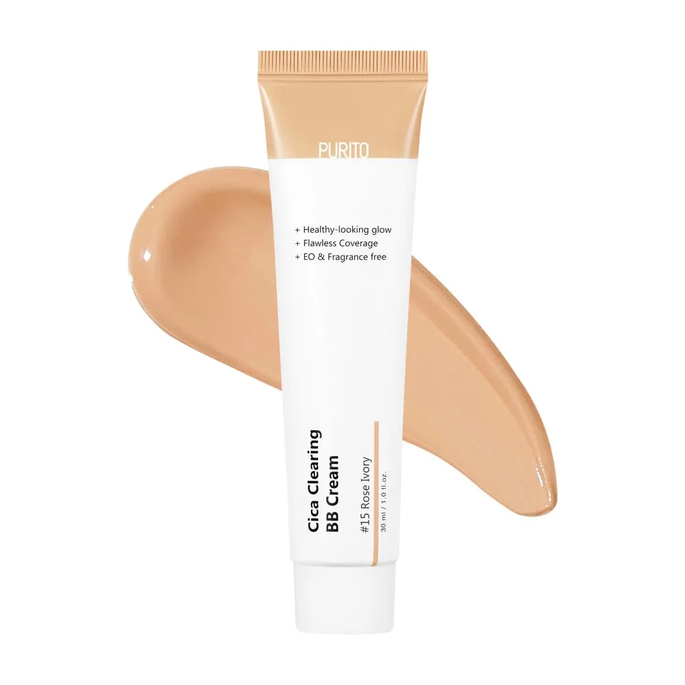 Cica Clearing BB Cream #21 Light Beige 1 Fl.Oz / 30Ml, Vegan Bb Cream, Tinted