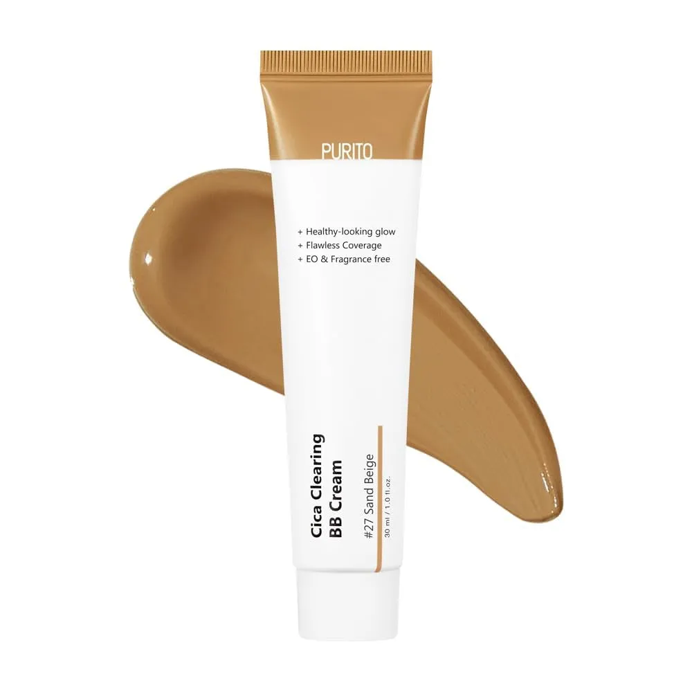 Cica Clearing BB Cream #21 Light Beige 1 Fl.Oz / 30Ml, Vegan Bb Cream, Tinted