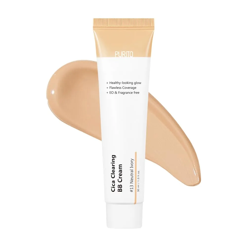 Cica Clearing BB Cream #21 Light Beige 1 Fl.Oz / 30Ml, Vegan Bb Cream, Tinted