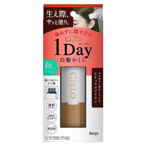 CIELO 1-Day Gray Hair Concealer Hair Color Comb -#Natural Brown 9ml