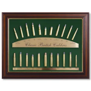 Classic British Cartridge Display Case