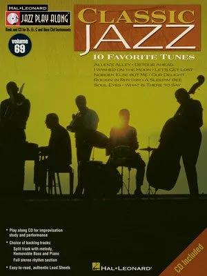 CLASSIC JAZZ PLAY ALONG BK/CD V69